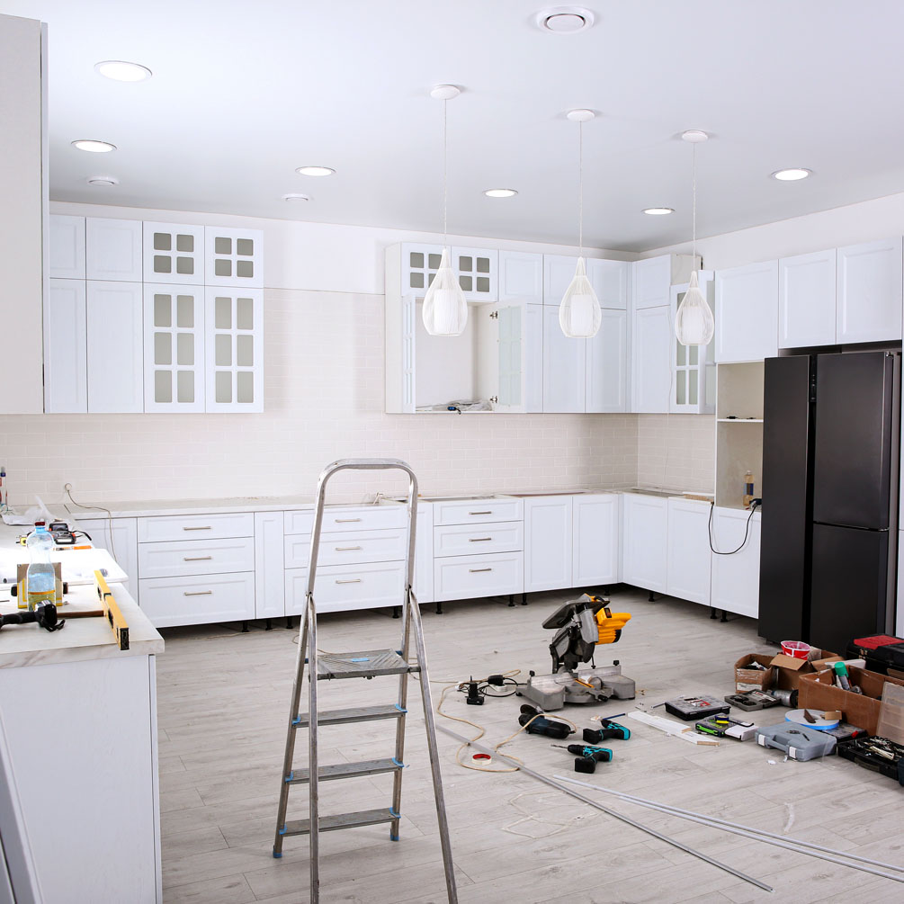 Home renovations, kitchen remodeling, construction services